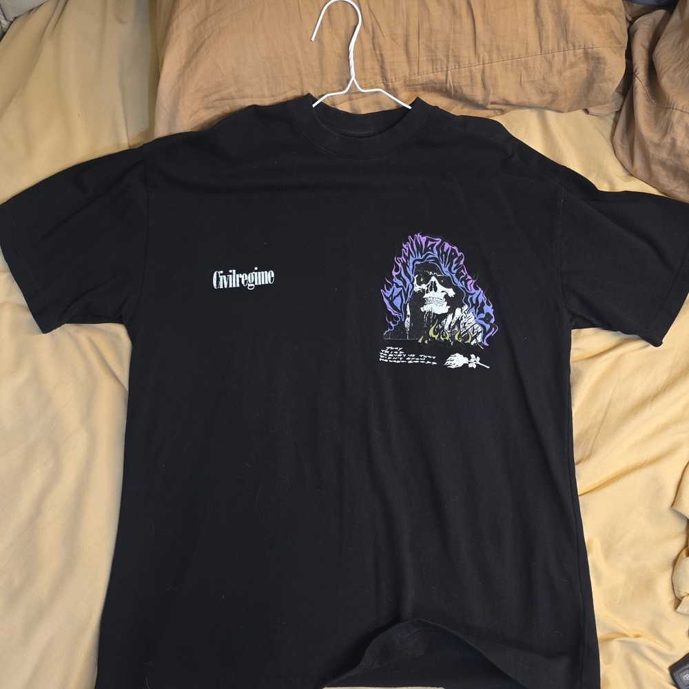 Civil Regime Black Graphic Tee